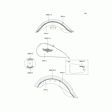 Decals(Ebony)(VN1500-E2/E3)
