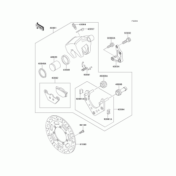 Rear Brake(VN1500-G1/G1A/G2A)