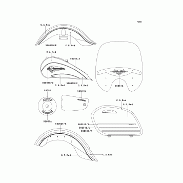 Decals(C.A.Red/C.P.Red)