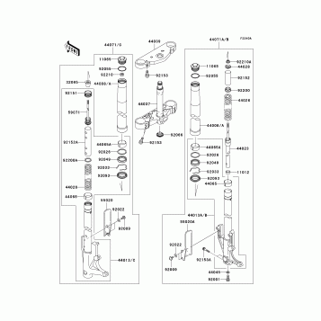 Front Fork(B7F/B7FA/B8A/B8FA)