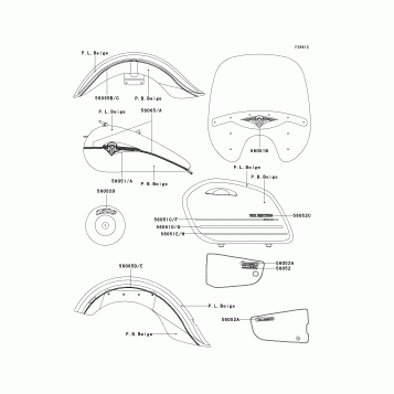 Decals(Beige/Beige)(VN1500-L3)