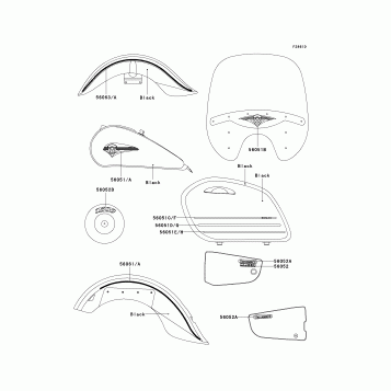 Decals(Black)(VN1500-L4)