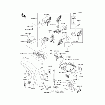 Ignition Switch/Locks/Reflectors
