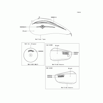 Decals(Black)(VN1500-P1)