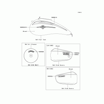 Decals(Black)(VN1500-P2)