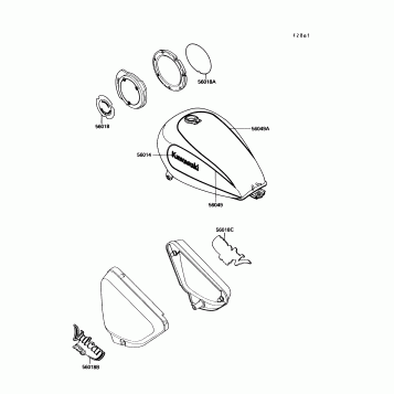 Decal(Red/Red)(VN750-A6/A7)