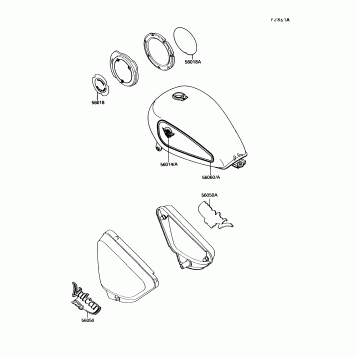 Decal(Blue/Gray)(VN750-A8/A9)