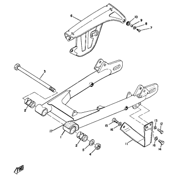 REAR ARM & CHAIN CASE