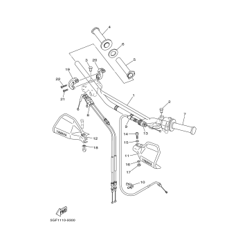 STEERING HANDLE CABLE