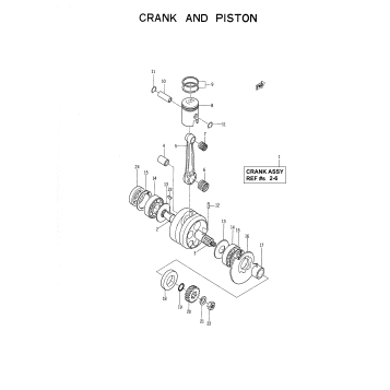 CRANK - PISTON