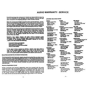 WARRANTY INFORMATION PG 2