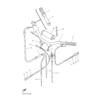STEERING HANDLE - CABLE