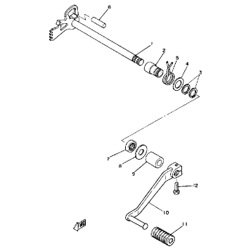SHIFT SHAFT PEDAL