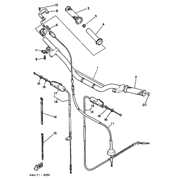 STEERING HANDLE - CABLE