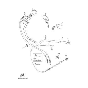 STEERING HANDLE CABLE