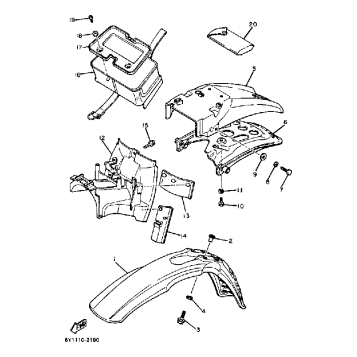 FRONT FENDER REAR FENDER