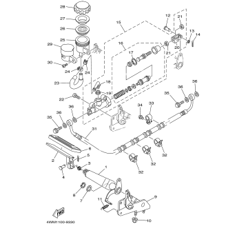 REAR MASTER CYLINDER
