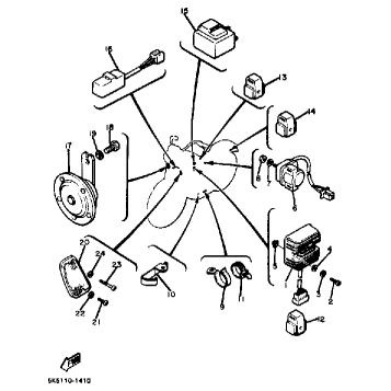 ELECTRICAL 2 XJ550H J K