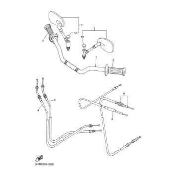 STEERING HANDLE CABLE
