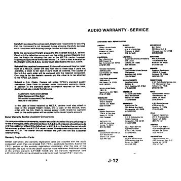 WARRANTY INFORMATION PG 2