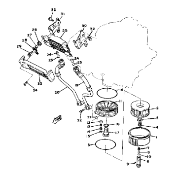 OIL COOLER OIL CLEANER
