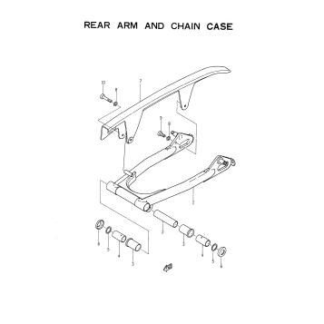REAR ARM AND CHAIN CASE