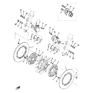 FRONT DISC BRAKE-CALIPER