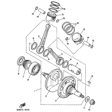 CRANKSHAFT PISTON