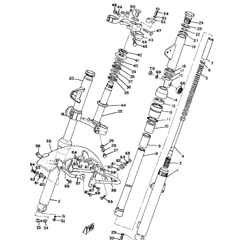 FRONT FORK & FRONT FENDER (AT1C-CT1C)