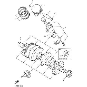 CRANKSHAFT PISTON