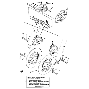 FRONT DISC BRAKE-CALIPER