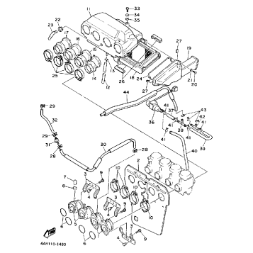 AIR FILTER CALIFORNIA MODEL ONLY