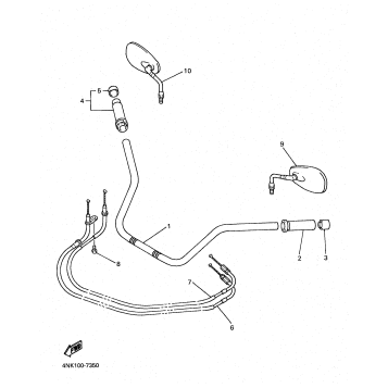 STEERING HANDLE CABLE