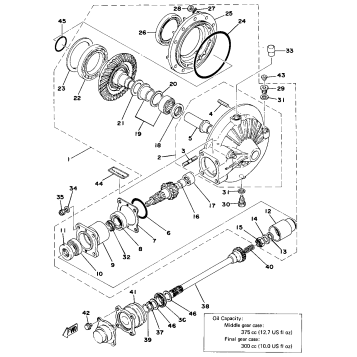 FINAL DRIVE GEAR - DRIVE SHAFT
