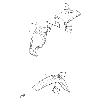 FRONT FENDER-REAR FENDER