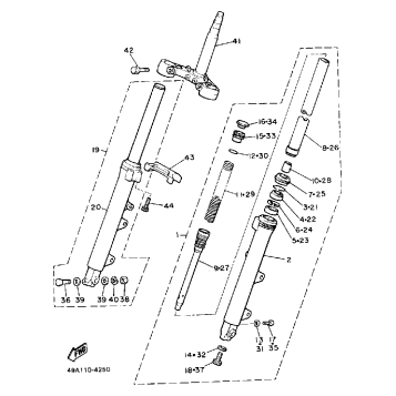 FRONT FORK FJ600L LC