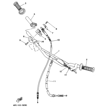 STEERING HANDLE CABLE