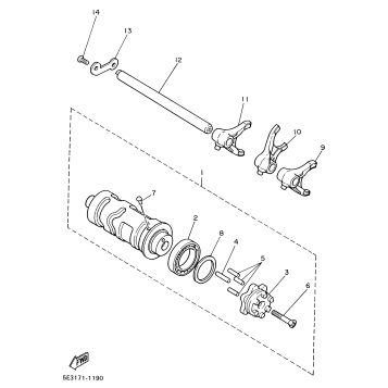 SHIFT CAM SHIFT FORK