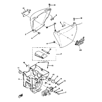 SIDE COVER - BATTERY BOX