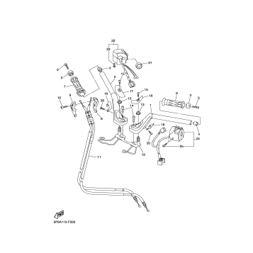 STEERING HANDLE CABLE