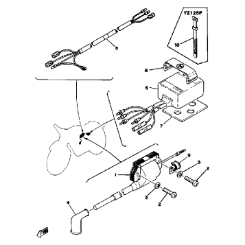 ELECTRICAL YZ125E - F