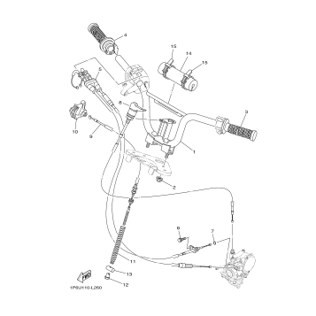 STEERING HANDLE CABLE