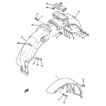 FRONT FENDER - REAR FENDER