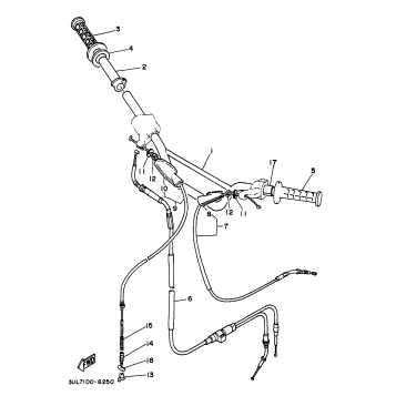 STEERING HANDLE CABLE