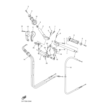 STEERING HANDLE CABLE