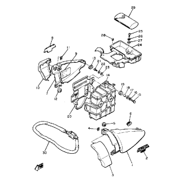 SIDE COVER TOOL XJ550H J K
