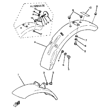 FRONT FENDER - REAR FENDER