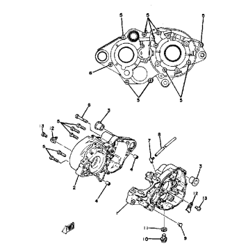 CRANKCASE YZ125G