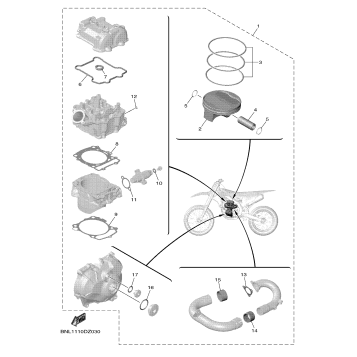 4 PISTON REBUILT KIT