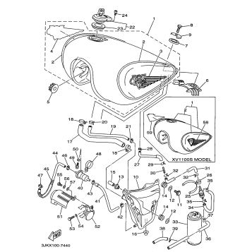 FUEL TANK CALIFORNIA ONLY